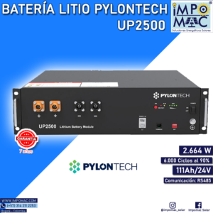 Batería Litio Pylontech UP2500 24V 111Ah