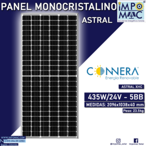 Panel Solar Monocristalino Astral XHC 435W 24V