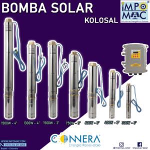 Bomba Solar Kolosal 1300W 4"